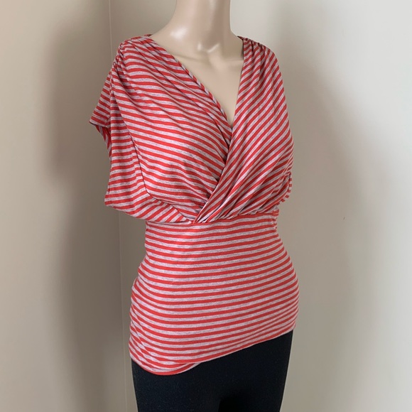 Anthropologie Postmark Drape & Twist Top Medium - Picture 3 of 8